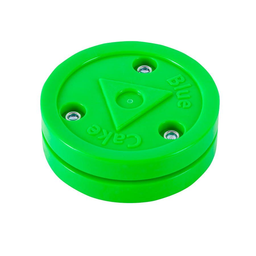 Шайба тренировочная вне льда blue cake зелёная