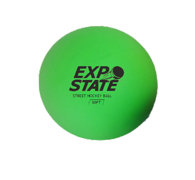 Мяч ES для стрит-хоккея зеленый