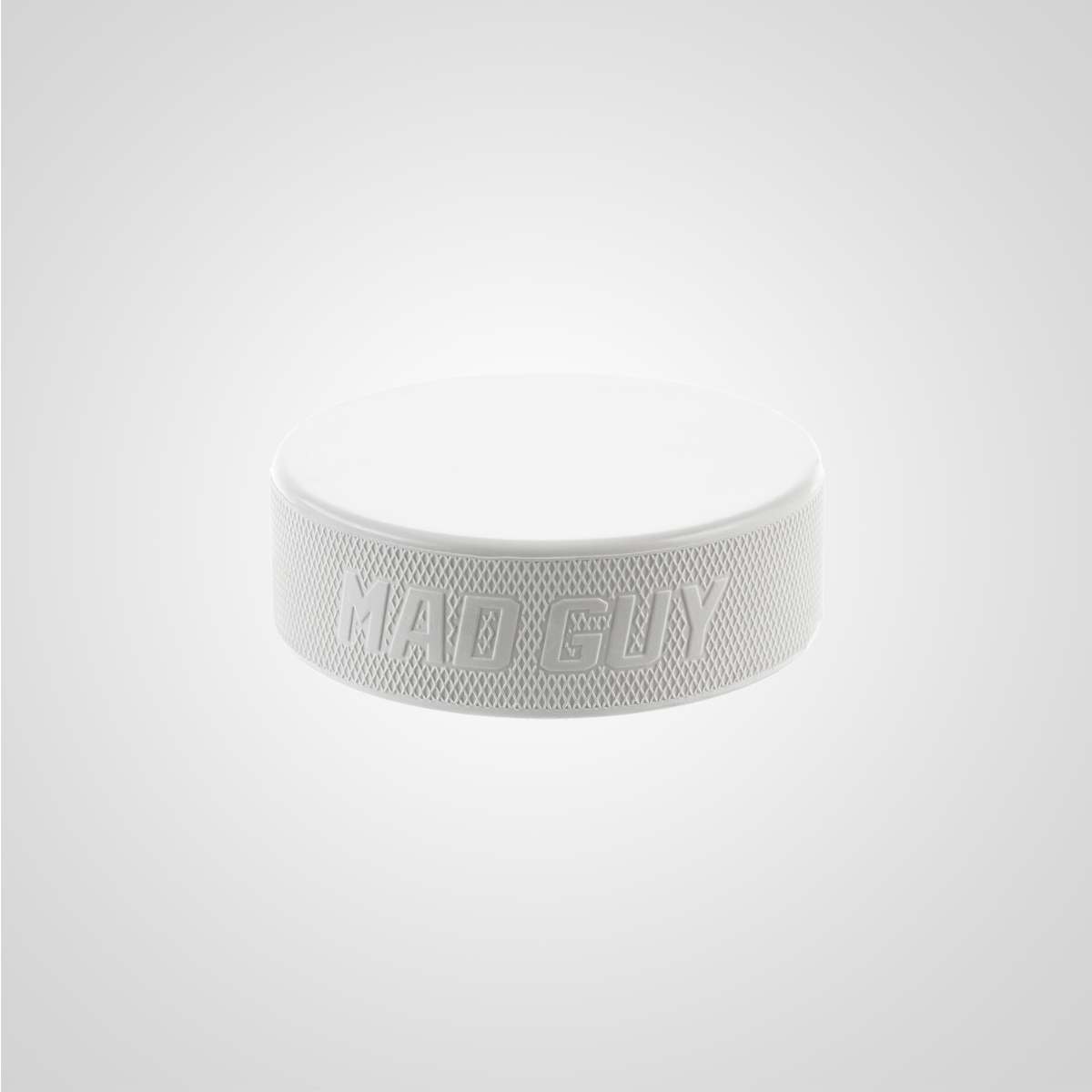 Шайба MAD GUY белая для вратарей